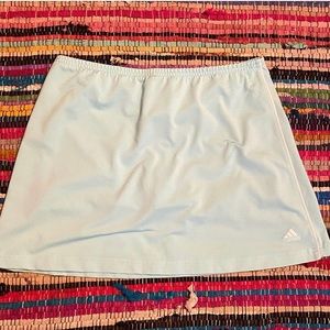 Adidas baby blue tennis skirt